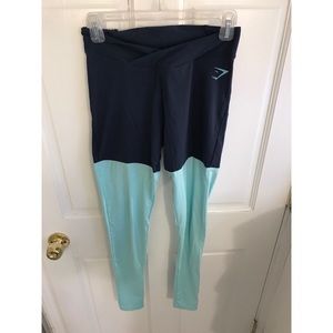 Gymshark thigh high color block leggings